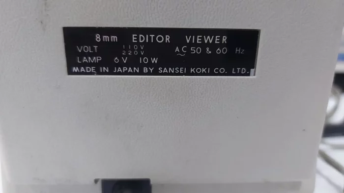 Editor de Filme Super 8 San-Star D-1400 Dual 8